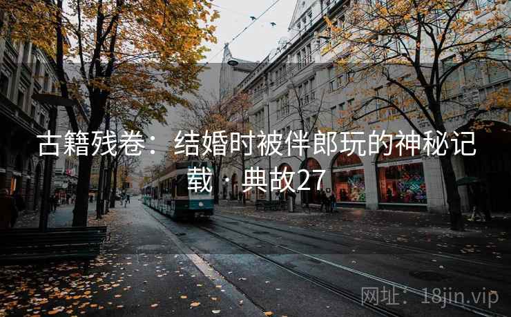 古籍残卷：结婚时被伴郎玩的神秘记载 · 典故27
